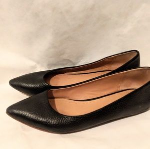 Brooks Brothers Black Leather Flats